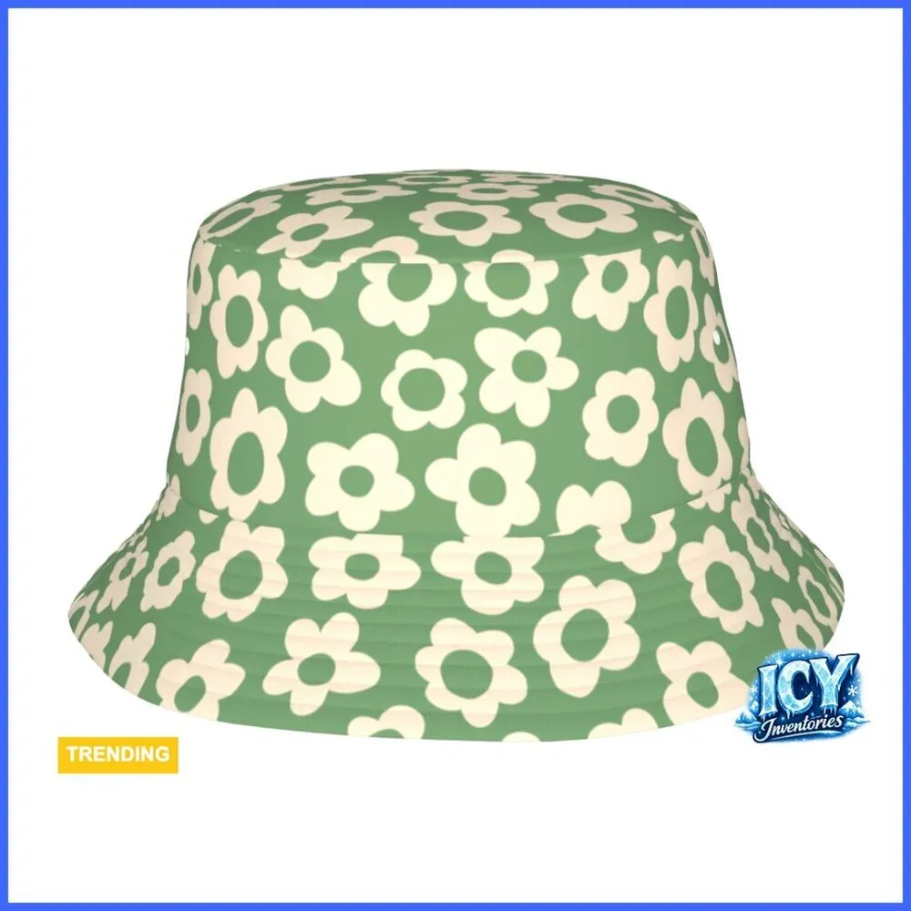 Unisex Bucket Hat Summer Sun Protection Lightweight Polyester One Size